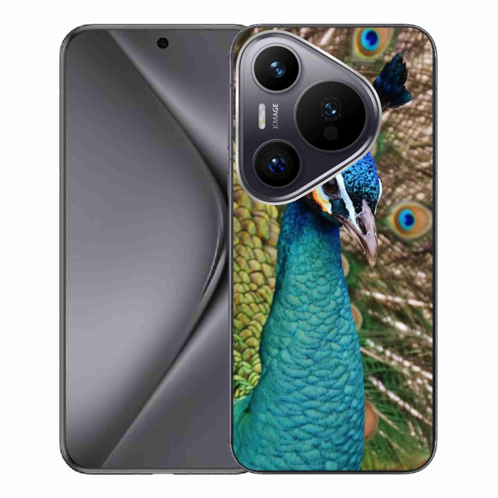 Zselés borítás mmCase a Huawei Pura 70 Pro készülékhez - páva
