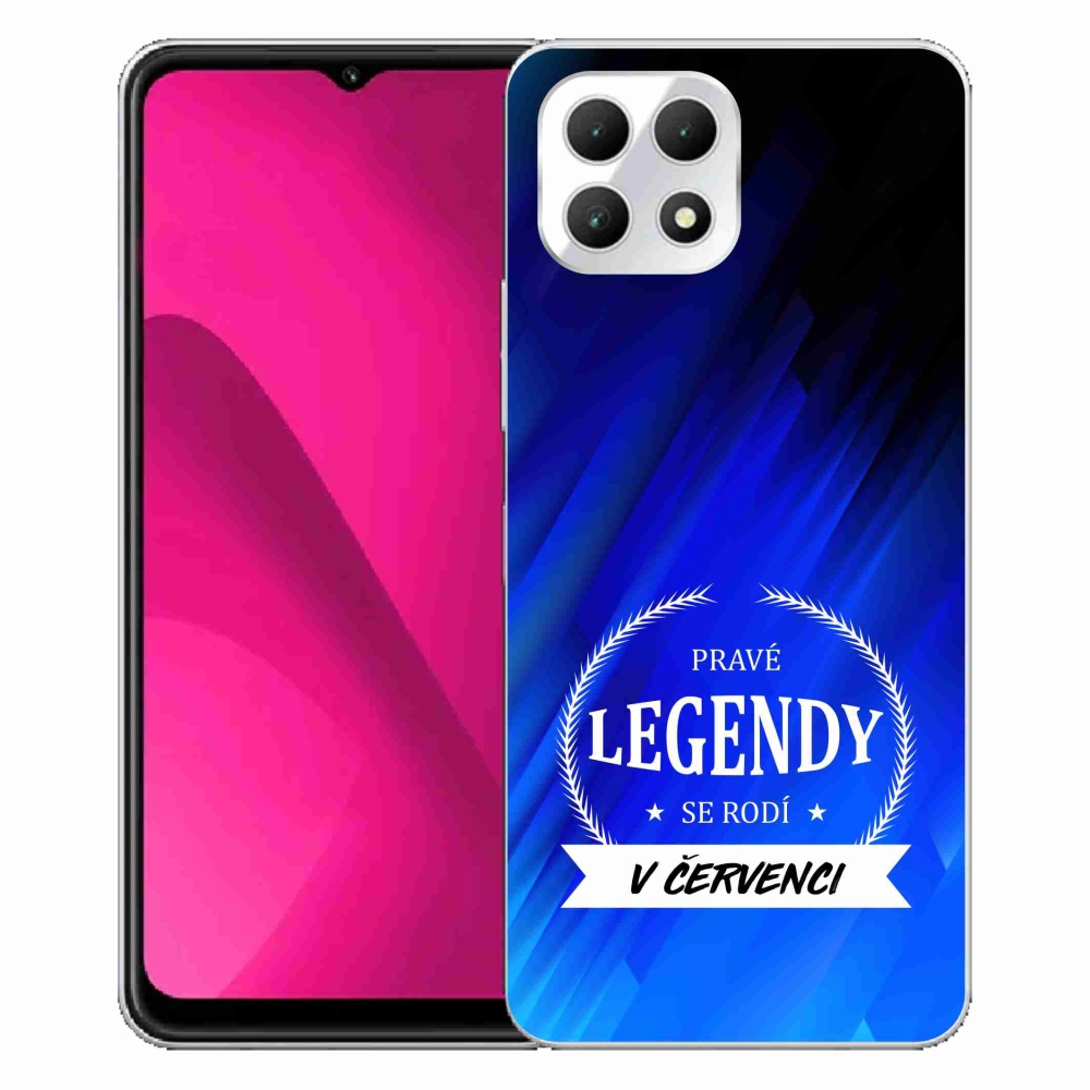 Gel Cover mmCase mmCase a T-Mobile T Phone 2 készülékre - Júliusi legendák kék háttérrel