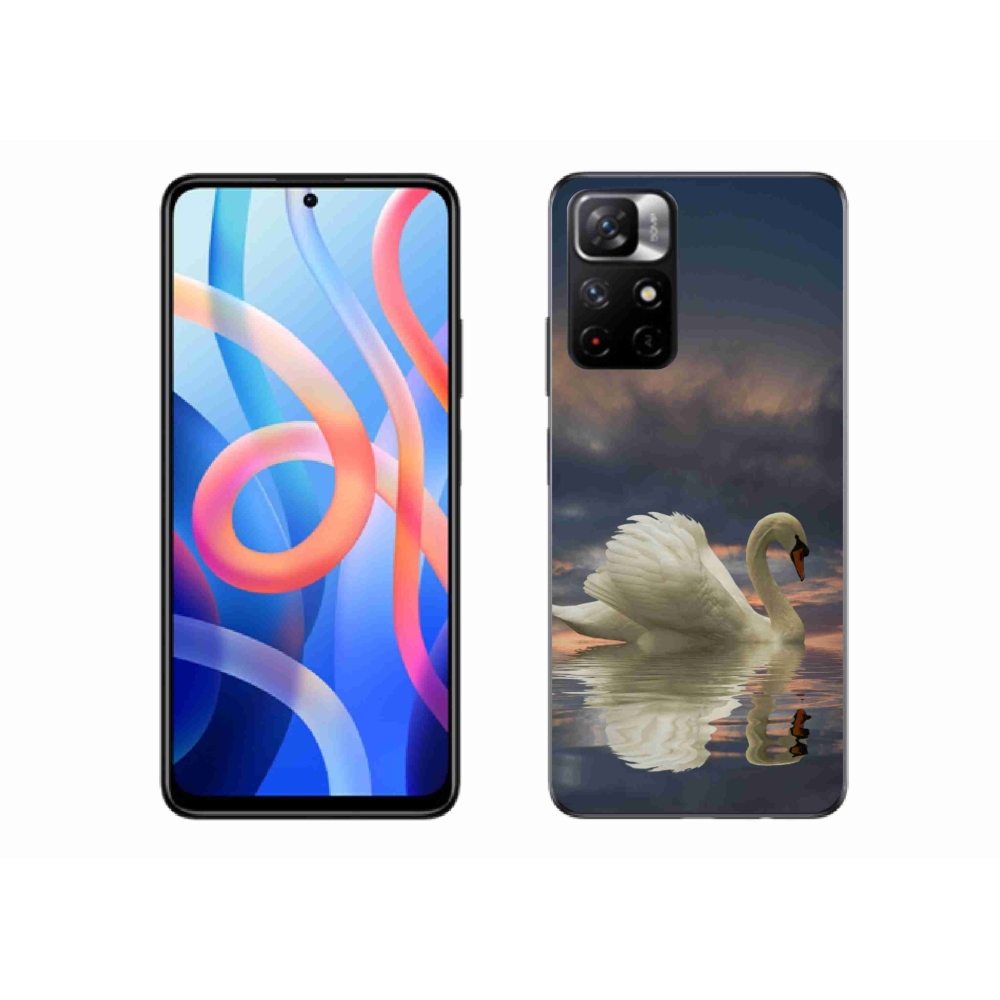 Gél borítás mmCase a Xiaomi Redmi Note 11S 5G számára - hattyú