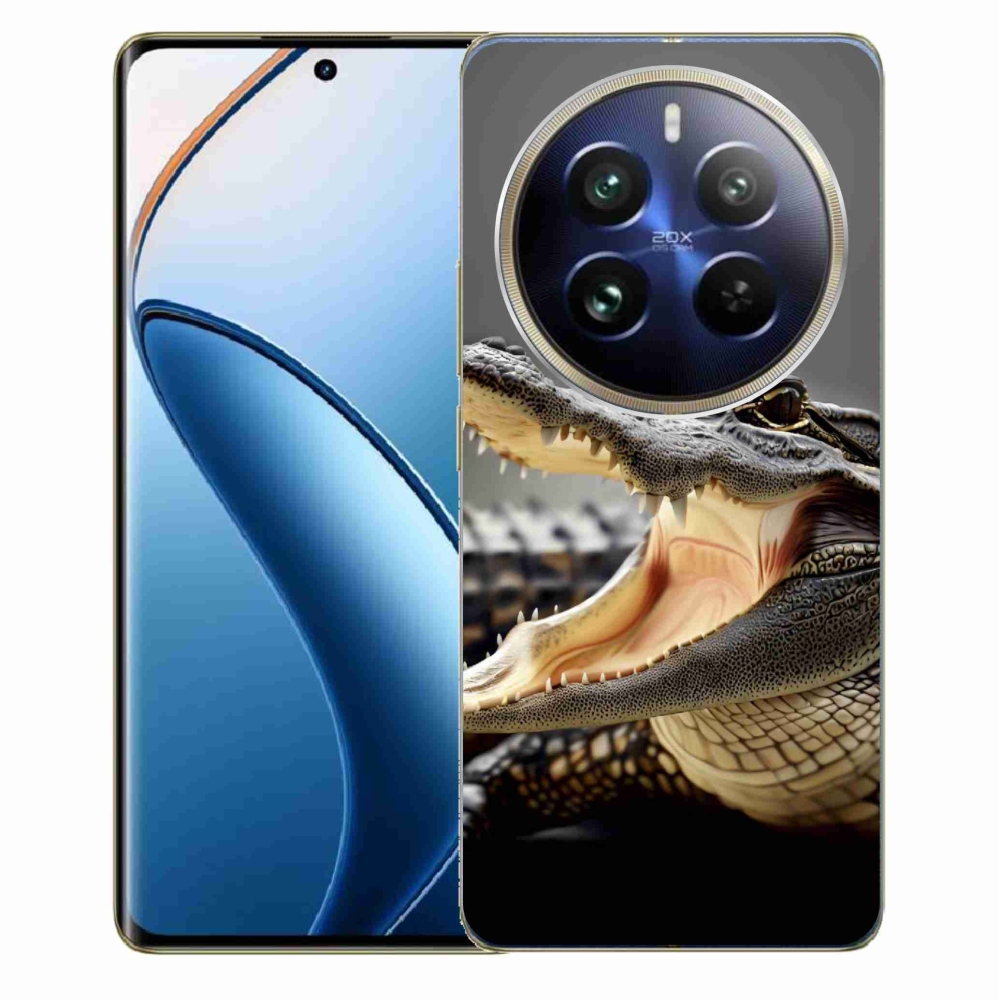 Gél borítás mmCase a Realme 12 Pro 5G/12 Pro+ 5G modellhez - krokodil