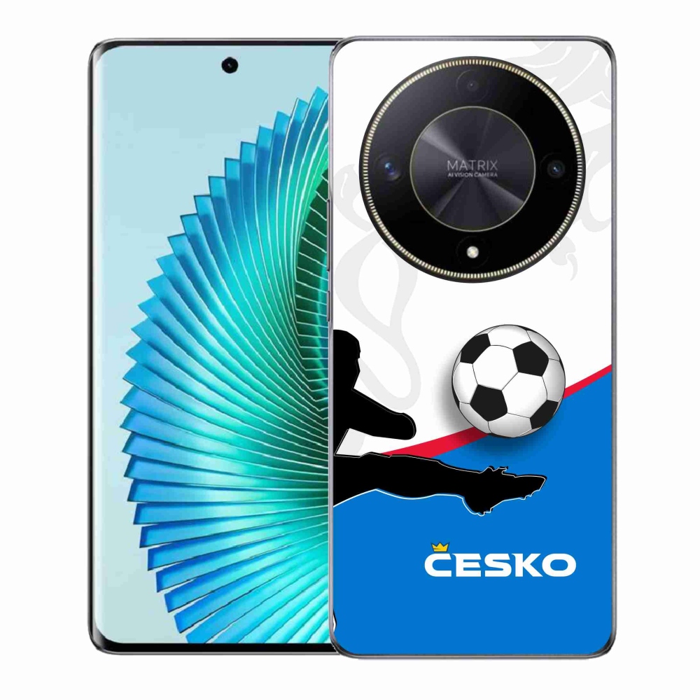Gél borítás mmCase a Honor Magic 6 Lite 5G készülékhez - futball Csehország 3