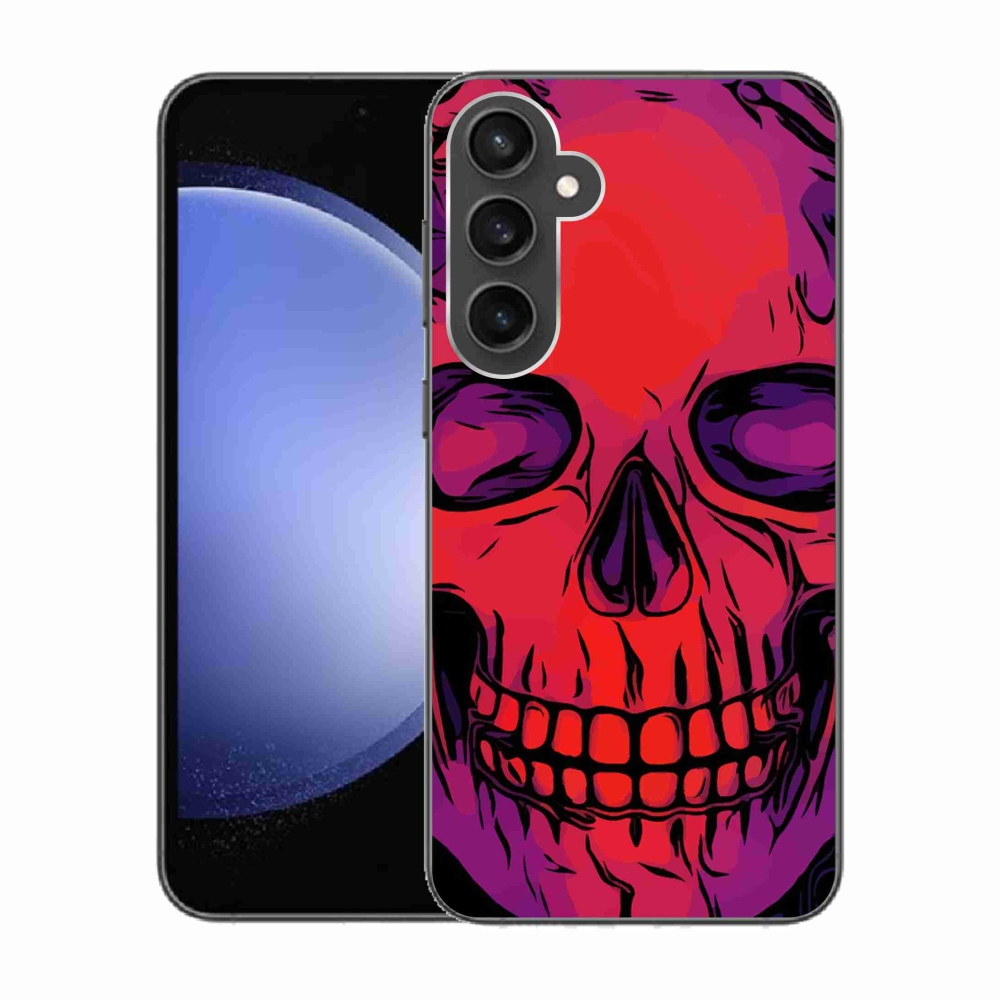 Gél tok mmCase a Samsung Galaxy S23 FE készülékhez - koponya