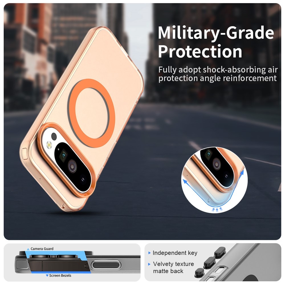 Candy MagSafe zselés tok Google Pixel 10 Pro/Pixel 10 készülékhez - narancssárga színben