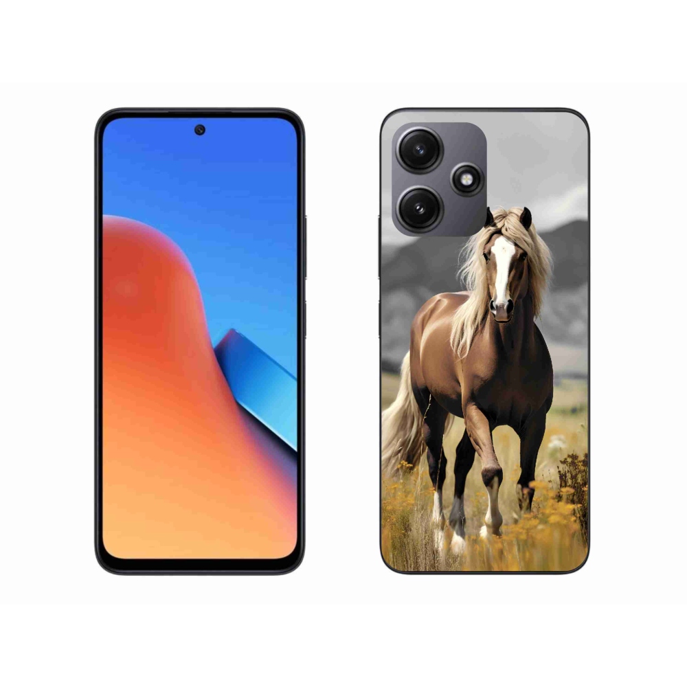 Gél borítás mmCase a Xiaomi Redmi 12 5G - barna ló 1