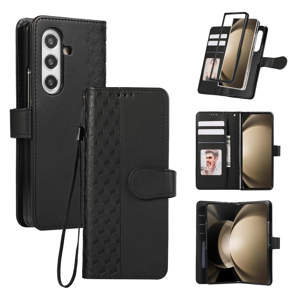 Gridy könyvtáska Samsung Galaxy Z Fold7 5G - fekete