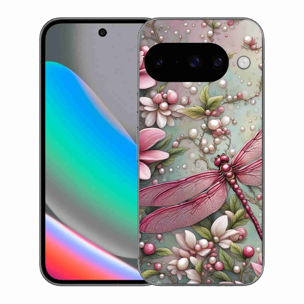 Zselés borítás mmCase a Google Pixel 10 készülékhez - szitakötő