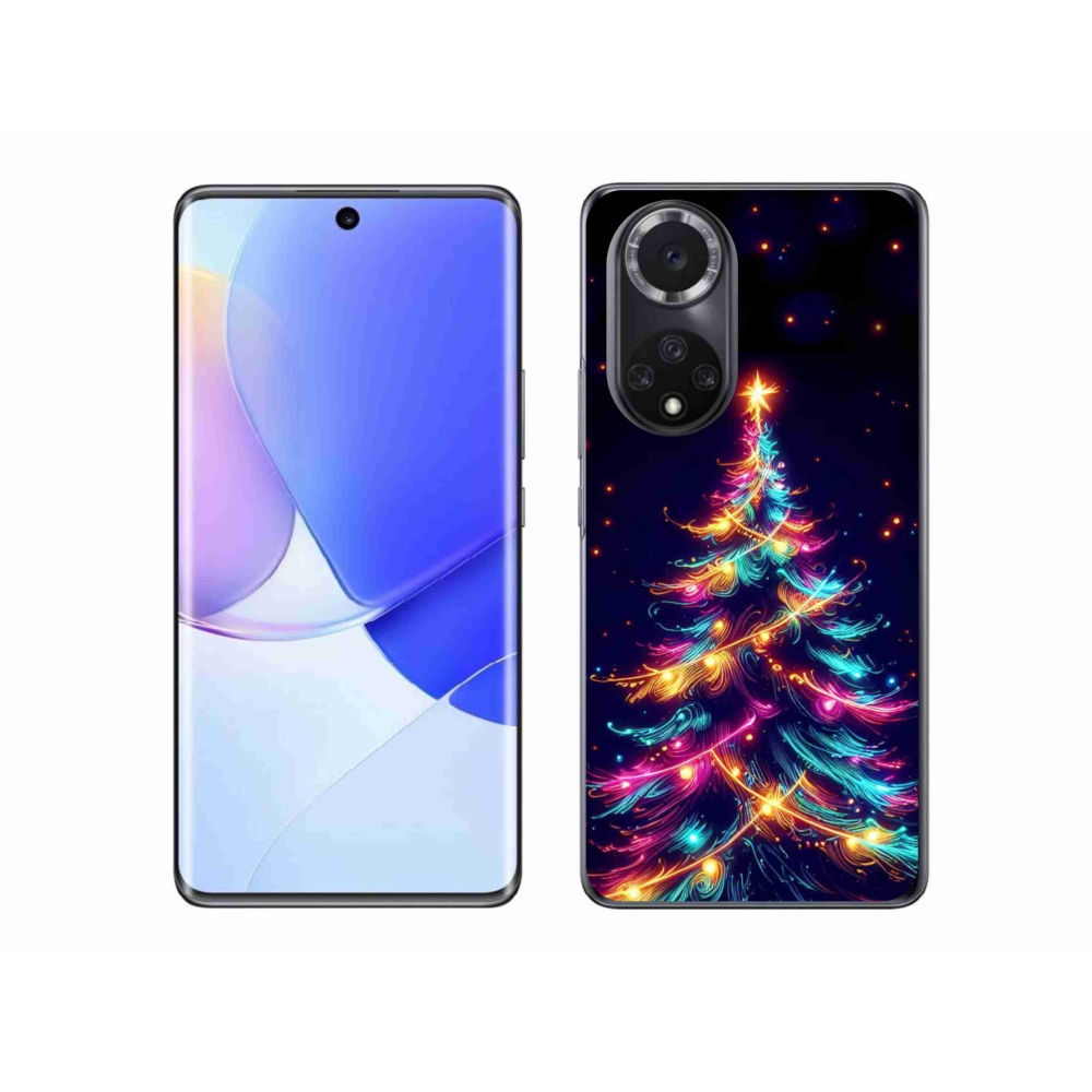 Gél borítás mmCase a Honor 50-hez - neon karácsonyfa