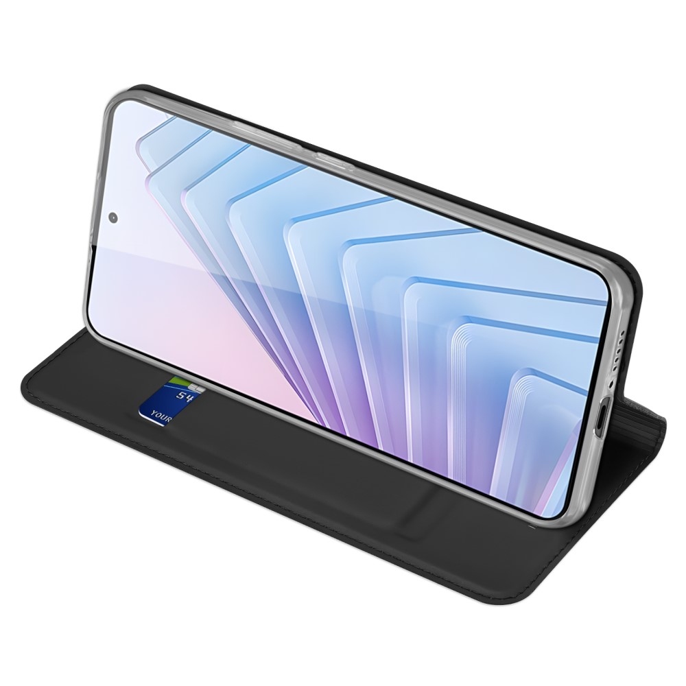 DUX könyvtáska Xiaomi Redmi Note 14 5G - fekete
