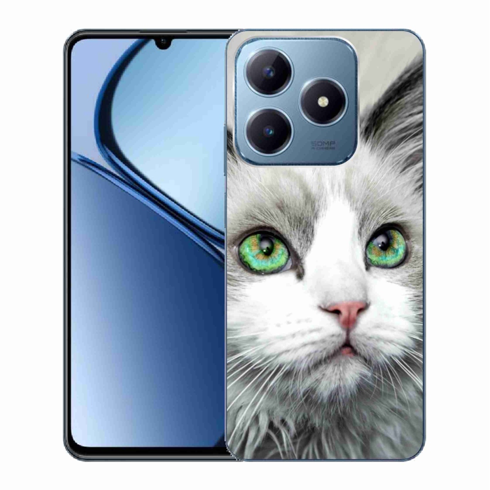 Gél borítás mmCase a Realme C63 készülékhez - macskaszemmel nézet