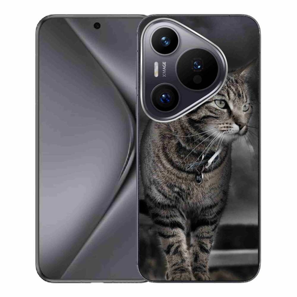 Zselés borítás mmCase a Huawei Pura 70 Pro készülékhez - macska