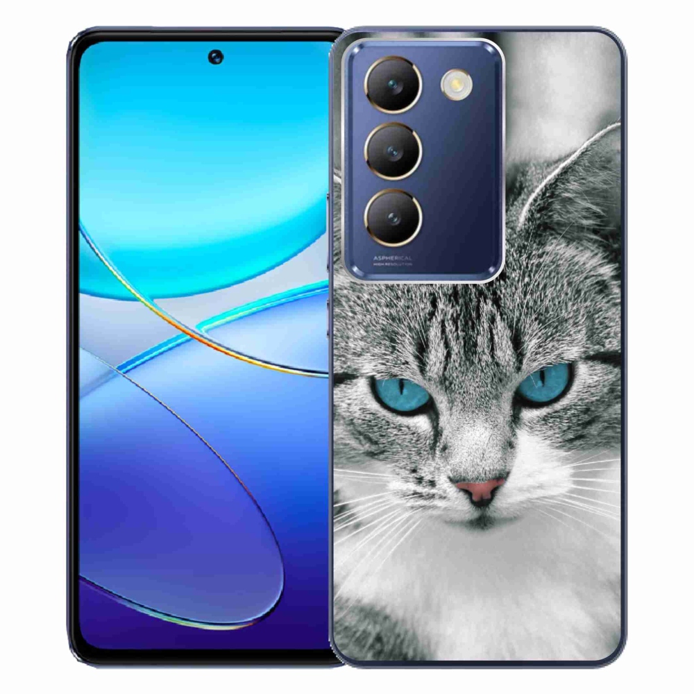 Gél borítás mmCase a Vivo V40 SE 4G/5G készülékhez - macskaszem 1