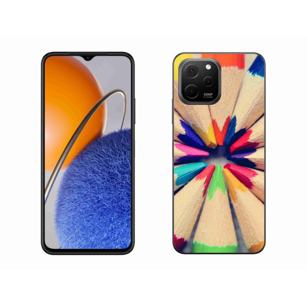Gél borító mmCase a Huawei Nova Y61 készülékhez - zsírkréták