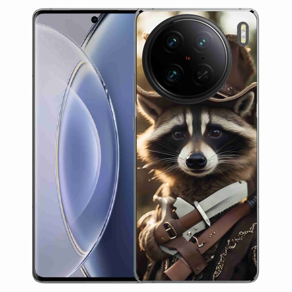 Zselés borítás mmCase a Vivo X90 Pro készülékhez - mosómedve egyenruhában