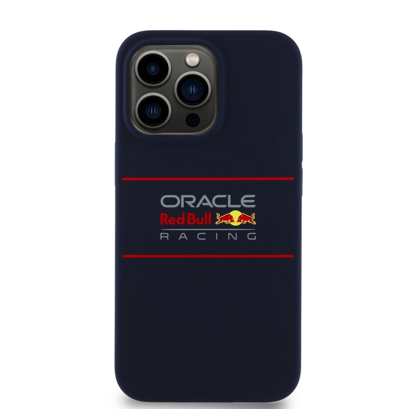 Red Bull szilikon vízszintes logós MagSafe hátlap iPhone 13 Pro tengerészgyalogsághoz