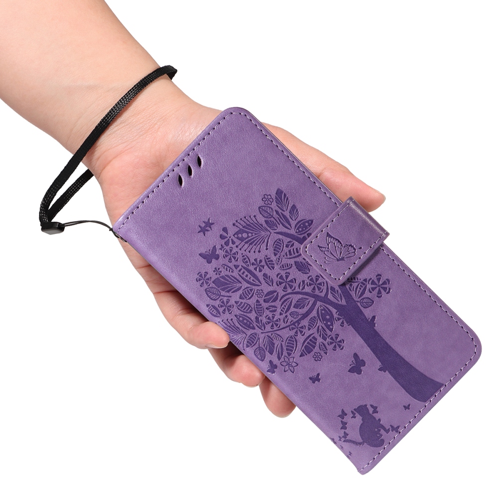 Fák könyve tok Xiaomi Redmi 15C 4G/5G (173mm) - világos lila