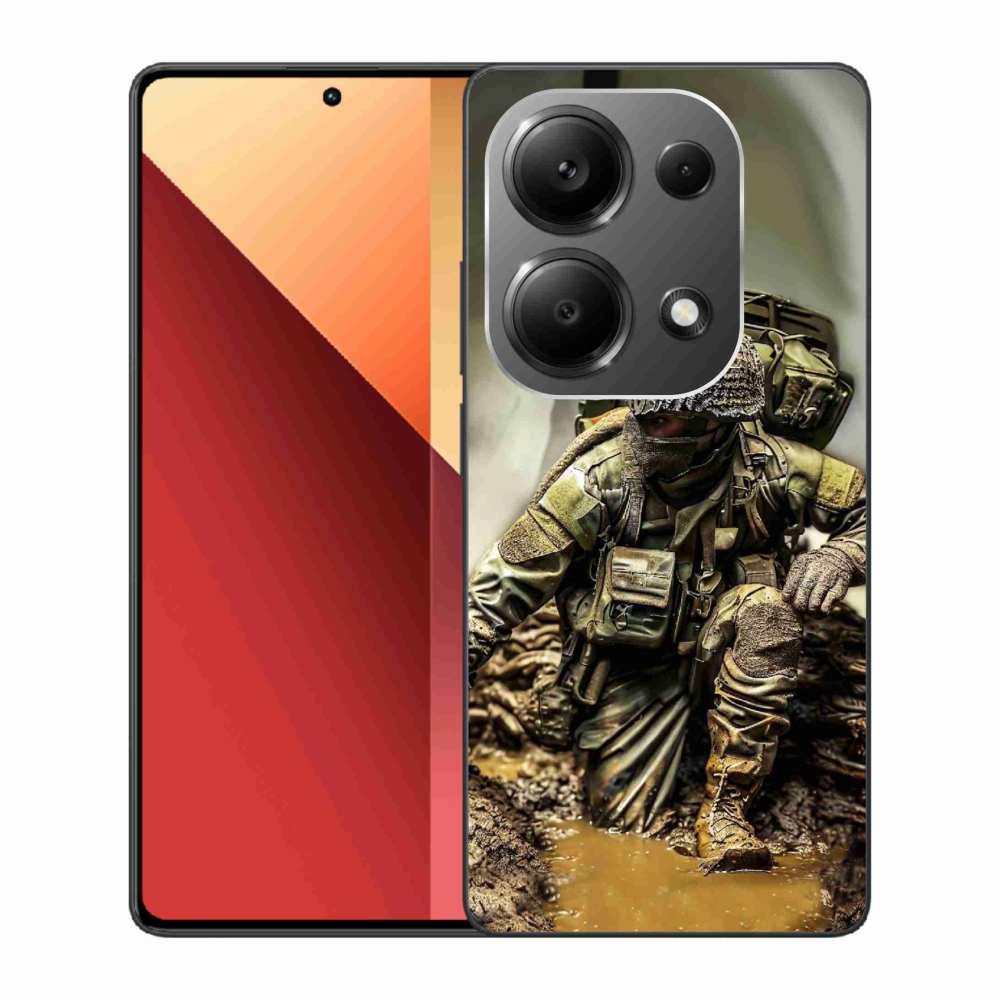 Gél borítás mmCase a Xiaomi Redmi Note 13 Pro 4G/Poco M6 Pro - katonákhoz