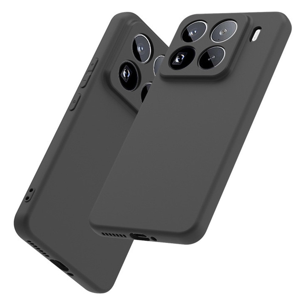 Matt zselés tok Xiaomi 15 Pro-hoz - fekete
