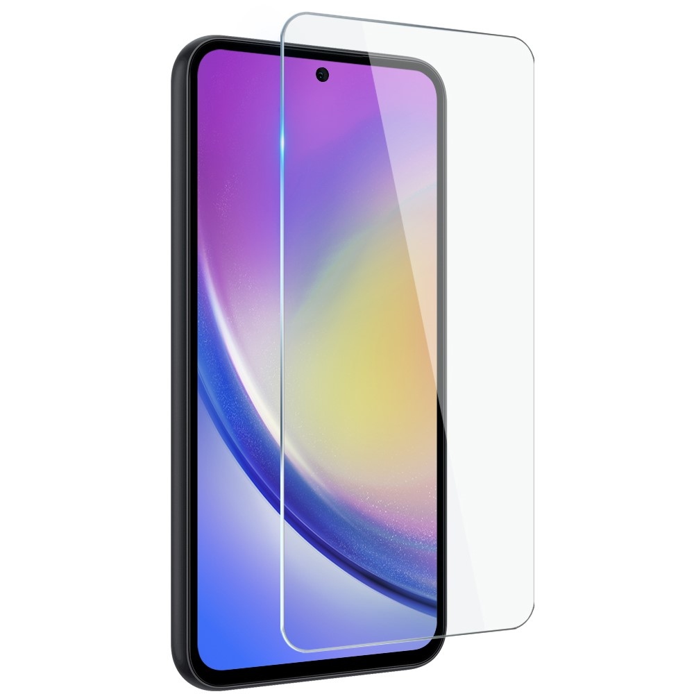 NORTHJO átlátszó zselés tok + edzett üveg Samsung Galaxy A35 5G - átlátszó