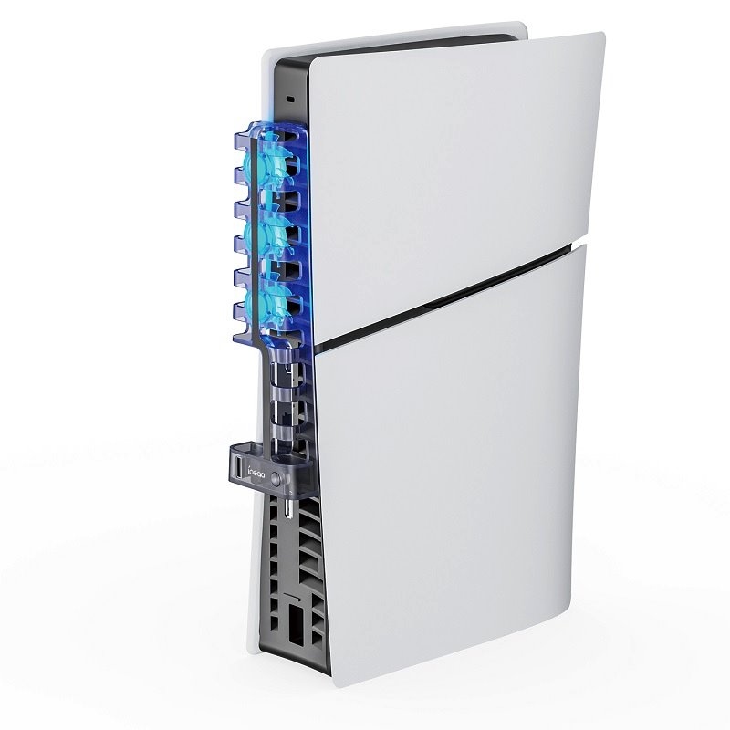 iPega P5S005 Kiegészítő hűtés RGB-vel a PS5 Slim átlátszóhoz