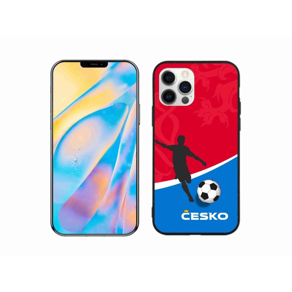 Gél borítás mmCase iPhone 12 Pro készülékhez - Labdarúgás Csehország