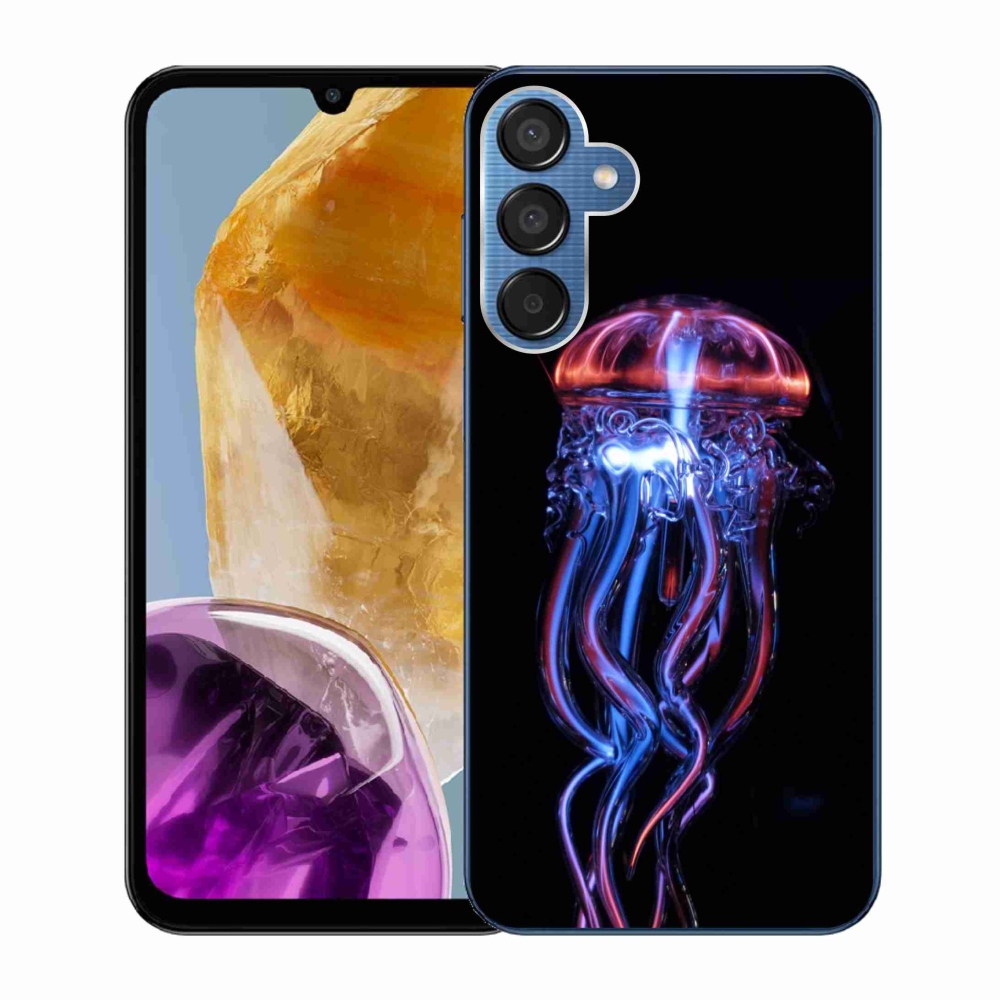 Zselés borítás mmCase Samsung Galaxy M15 5G - medúza