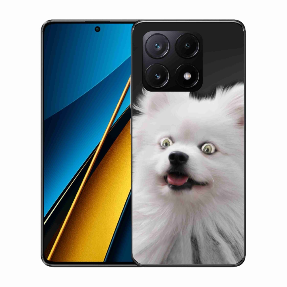 Gél borítás mmCase a Xiaomi Poco X6 Pro 5G számára - fehér tipp