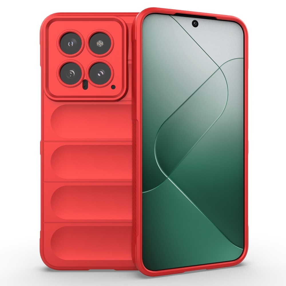 Rugg tartós zselés tok Xiaomi 14 - piros