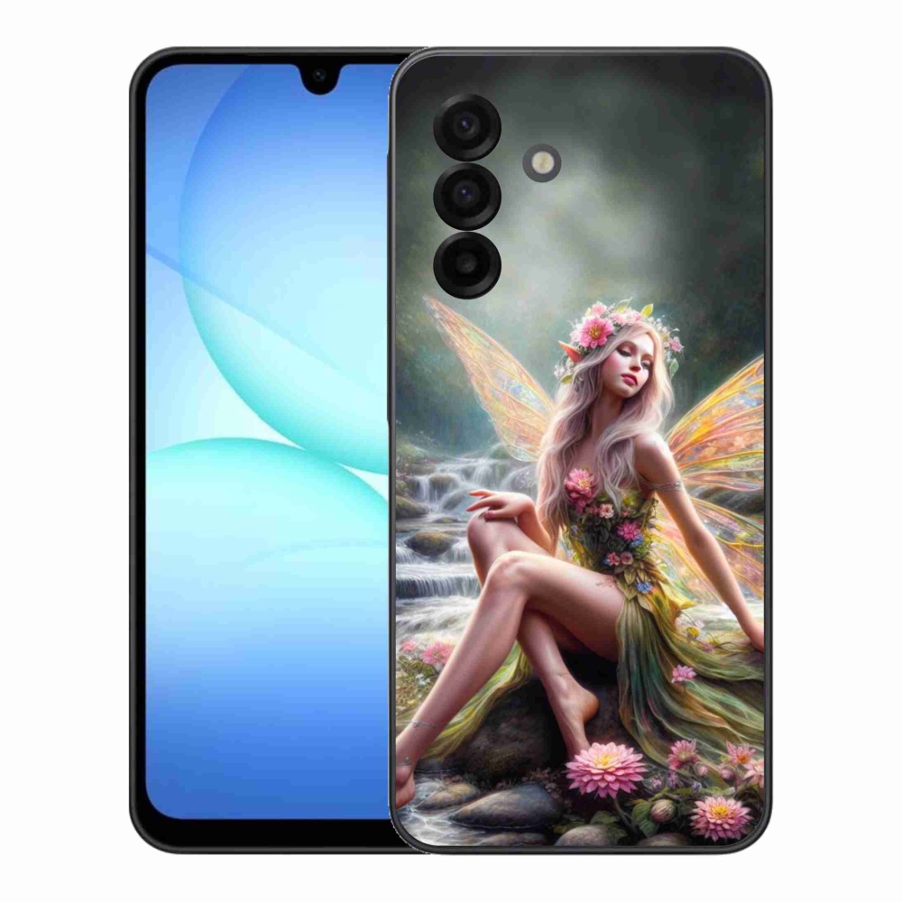 Gél borítás mmCase Samsung Galaxy A17 5G - pillangó nő 1