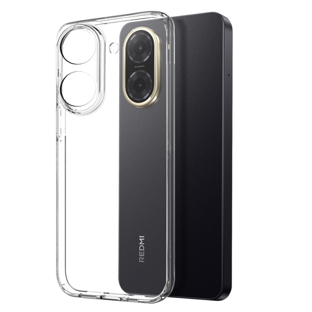 NORTHJO átlátszó zselés tok + edzett üveg Xiaomi Redmi A5 (171.7x77.8x8.3mm) - átlátszó