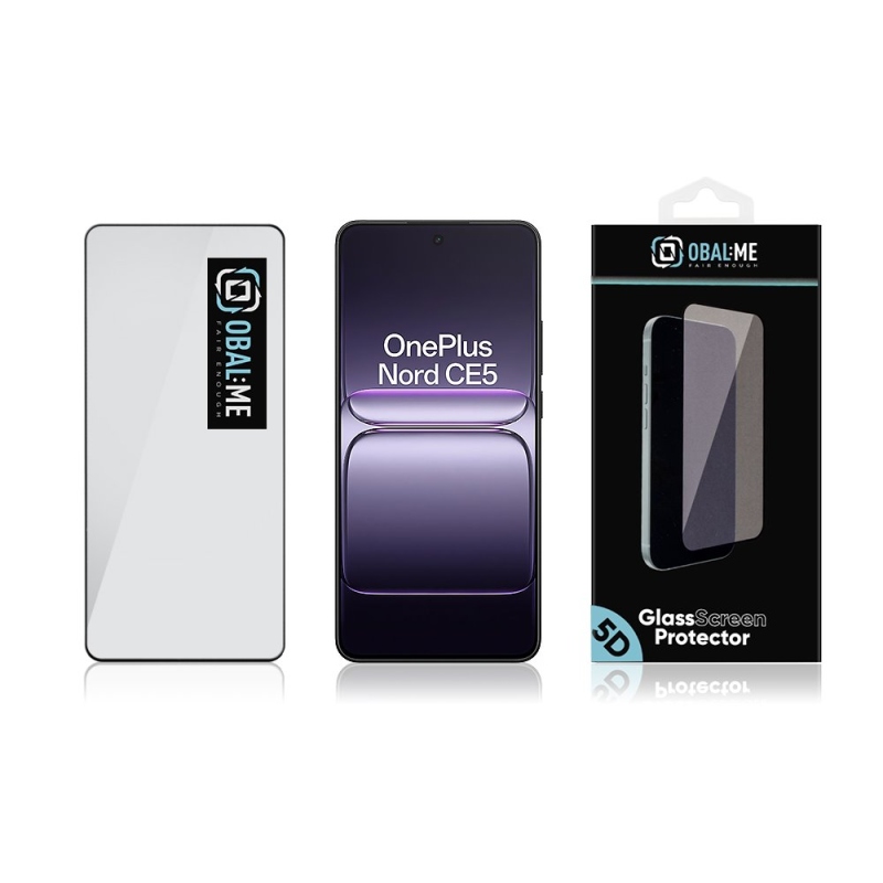 CSOMAG:ME 5D edzett üveg OnePlus Nord CE5 fekete színhez