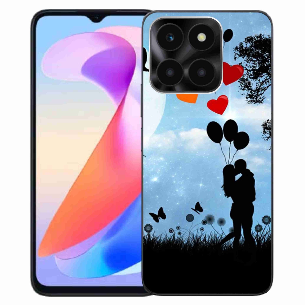 Gél tok mmCase a Honor X6a számára - szerelmes pár