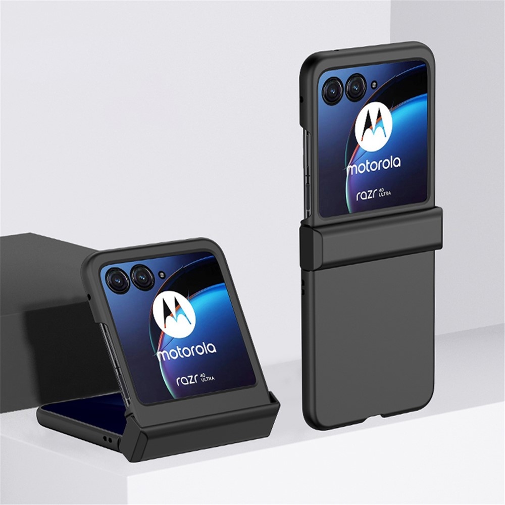 Kemény műanyag borítás Motorola Razr 40 Ultra 5G készülékhez - fekete