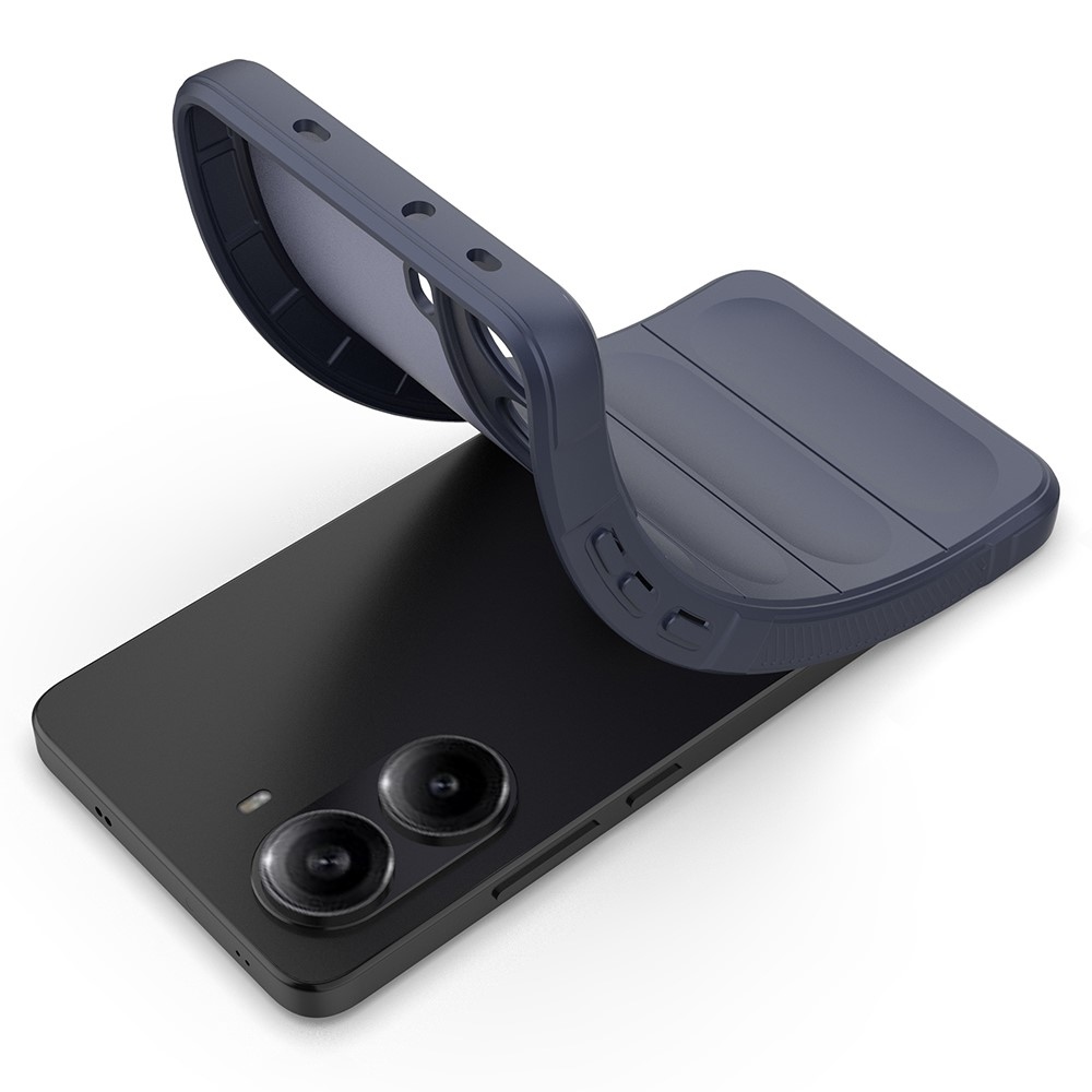 Rugg tartós zselés tok Xiaomi Poco X7 Pro 5G - sötétkék