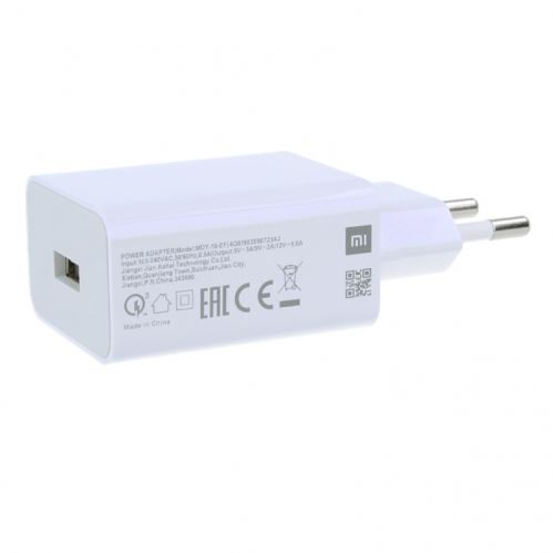 Xiaomi MDY-10-EF 3A USB utazási töltő fehér (szervizcsomag)