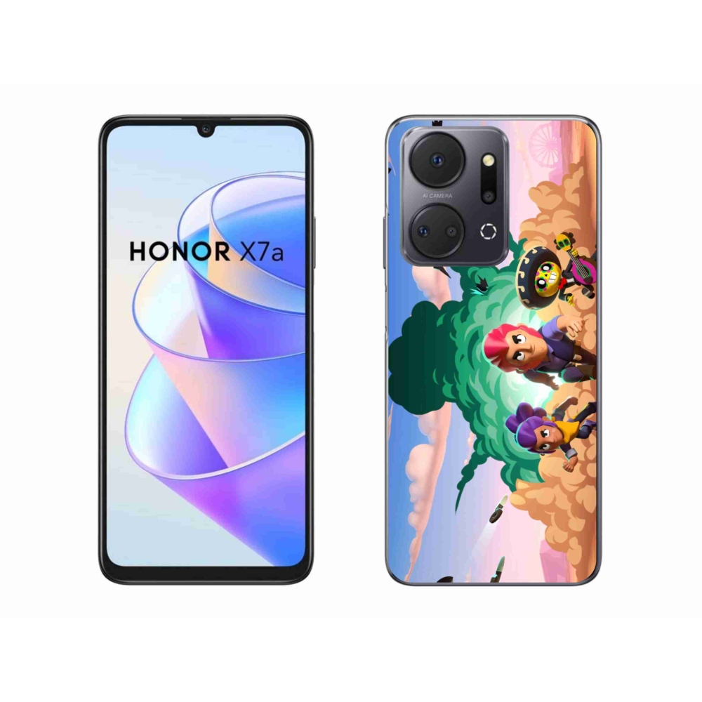 Zselés borítás mmCase a Honor X7a számára - brawl stars
