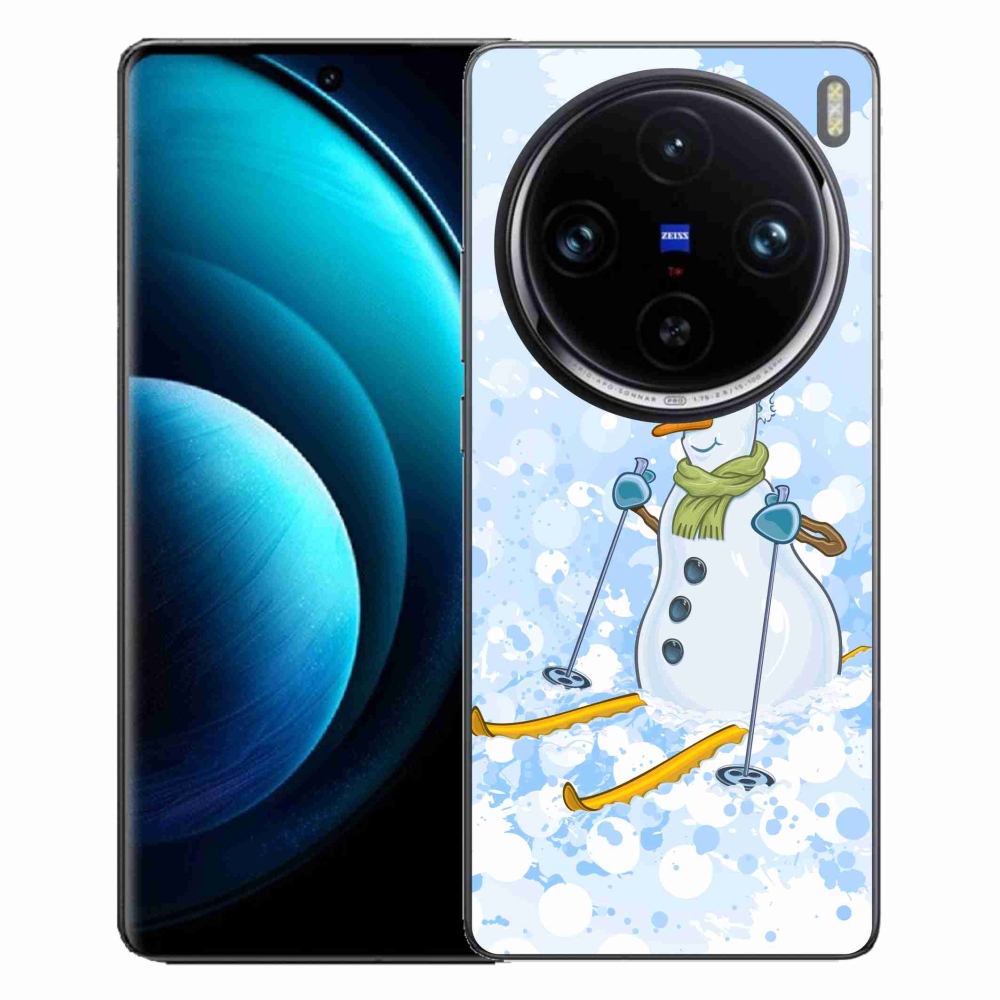 Zselés borítás mmCase Vivo X100 Pro 5G - hóemberhez