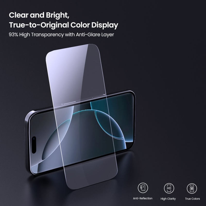 Nillkin Edzett üveg 0.2mm H+ PRO 2.5D Apple iPhone 16 Pro Max készülékhez (applikátorral)