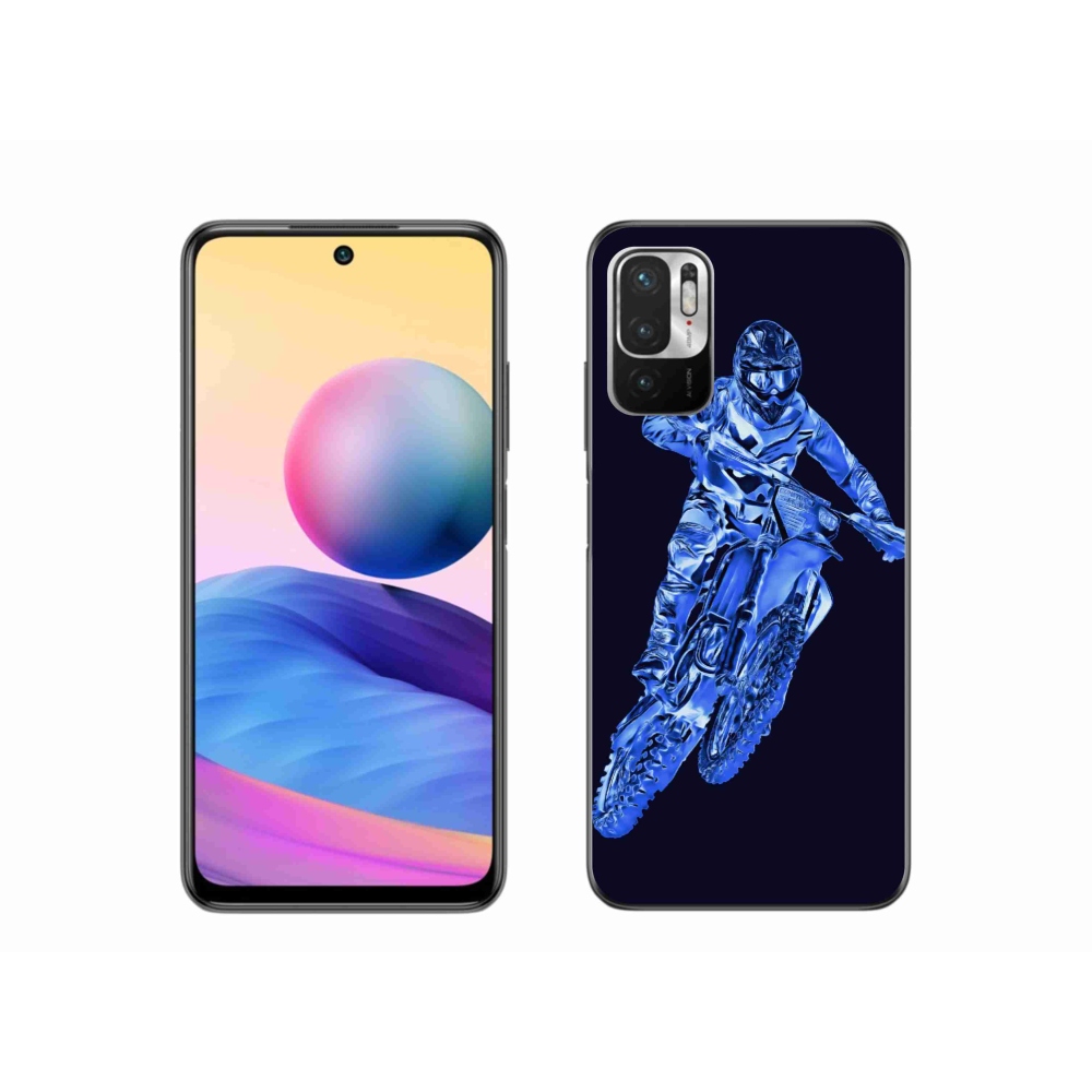 Gél borítás mmCase a Xiaomi Redmi Note 10 5G-hez - motocross 1