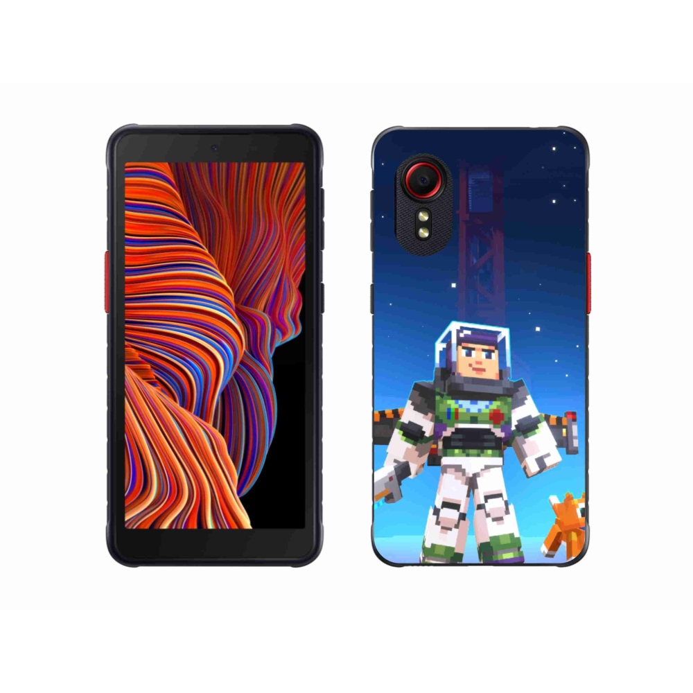 Gél borítás mmCase Samsung Galaxy Xcover 5 készülékhez - minecraft 2