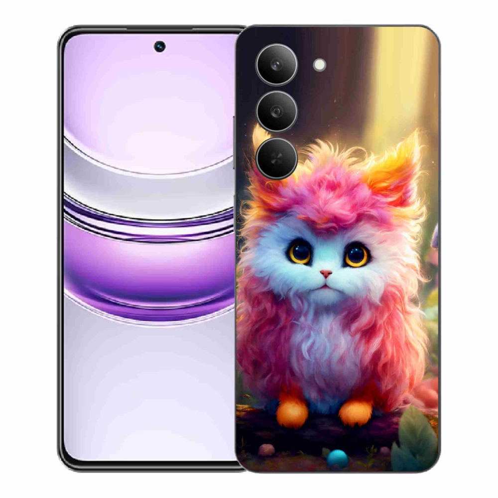 Gél borító mmCase a Realme 14x 5G készülékhez - aranyos cica 5