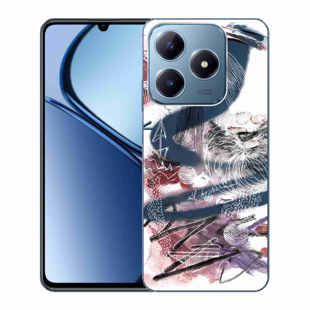 Gél borítás mmCase a Realme C63 készülékhez - absztrakt motívum 28