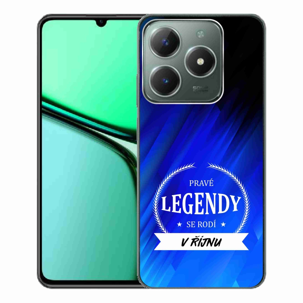 Gél borítás mmCase a Realme C61 készülékre - Októberi legendák kék háttérrel