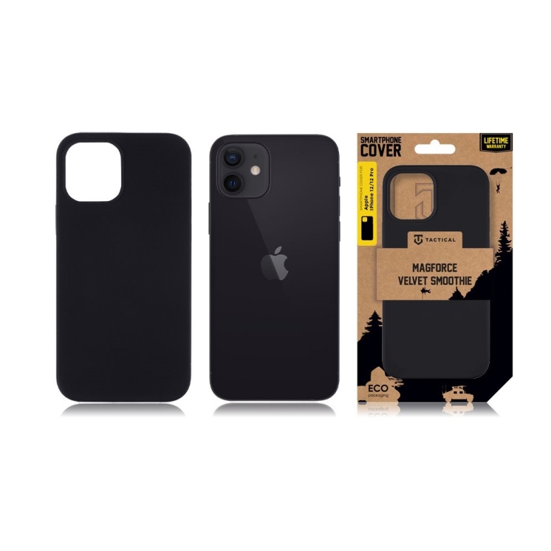 Tactical MagForce bársony Smoothie borító Apple iPhone 12/12 Pro Aszfalthoz