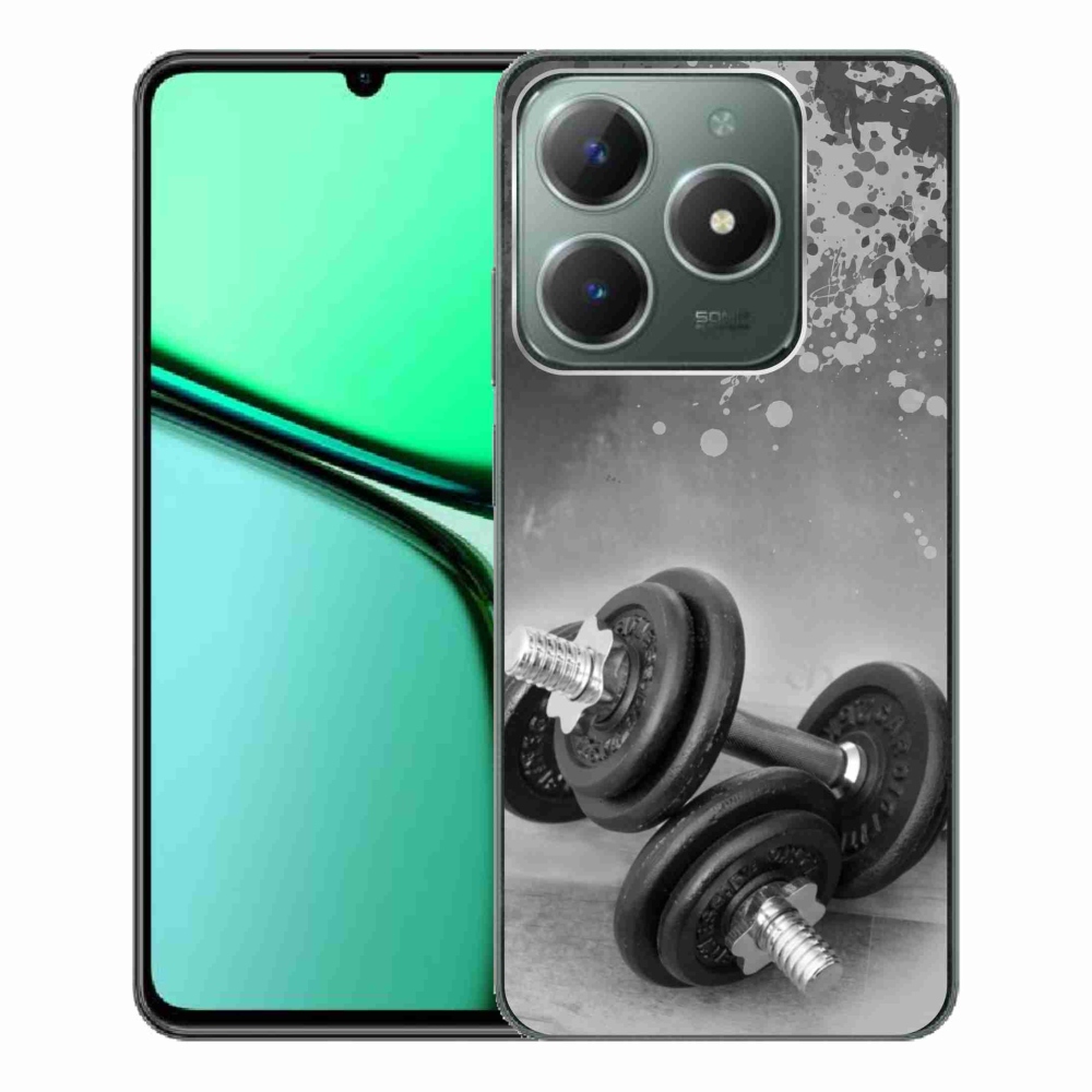 Zselés borítás mmCase a Realme C61 készülékhez - súlyzók 1