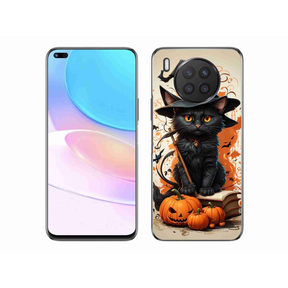 Gél borítás mmCase a Huawei Nova 8i készülékhez - cat wizard