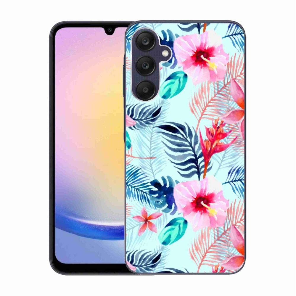 Zselés borítás mmCase Samsung Galaxy A25 5G - virágokhoz