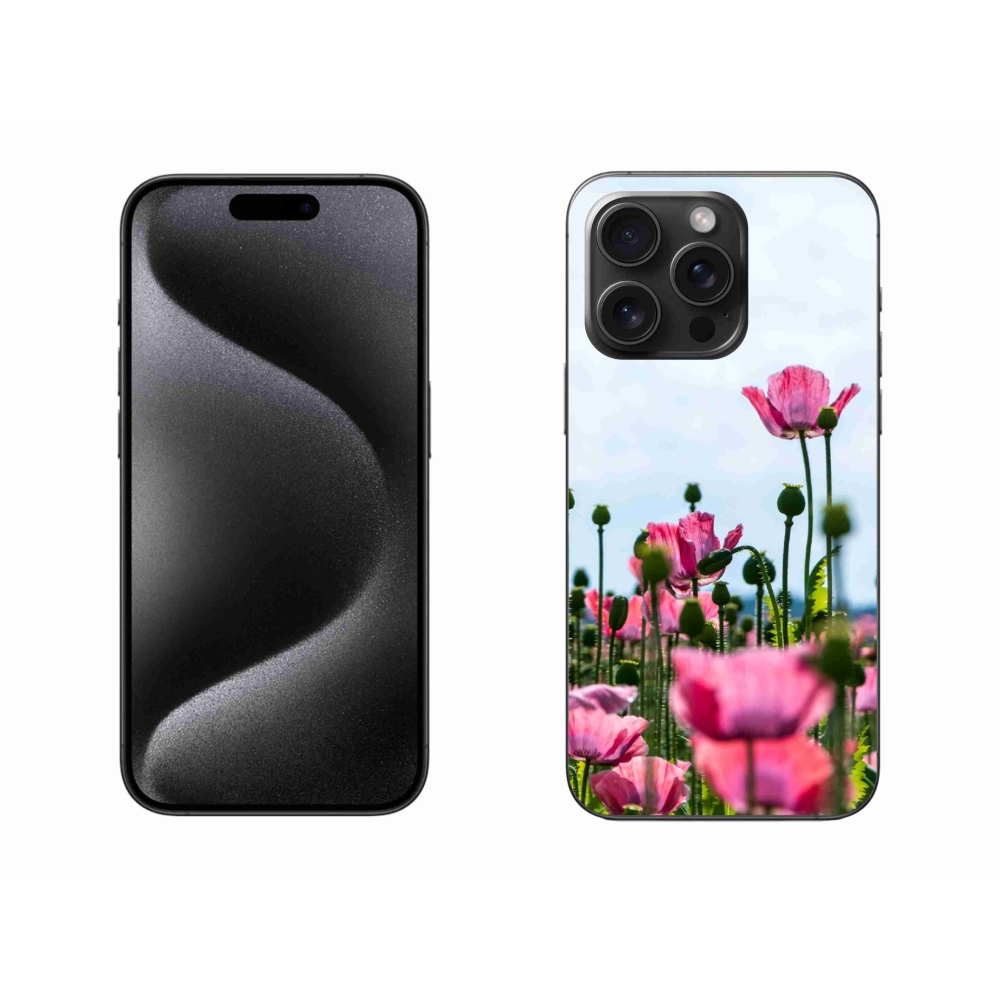 Zselés borítás mmCase iPhone 15 Pro Max készülékhez - mákos színű