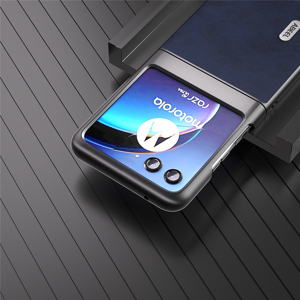 ABEEL műanyag tok kemény hátlappal a Motorola Razr 40 Ultra 5G készülékhez - kék