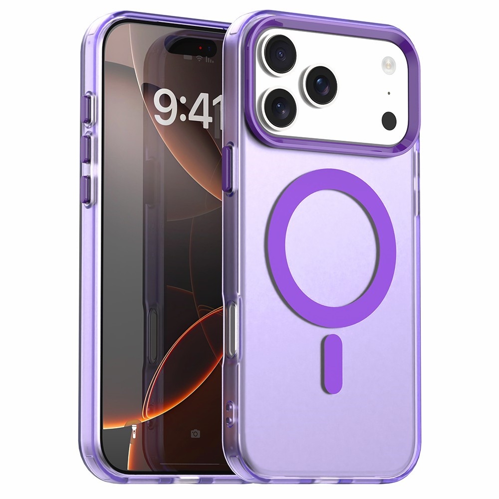 Candy zselés tok MagSafe-val iPhone 17 Pro Max készülékhez - lila