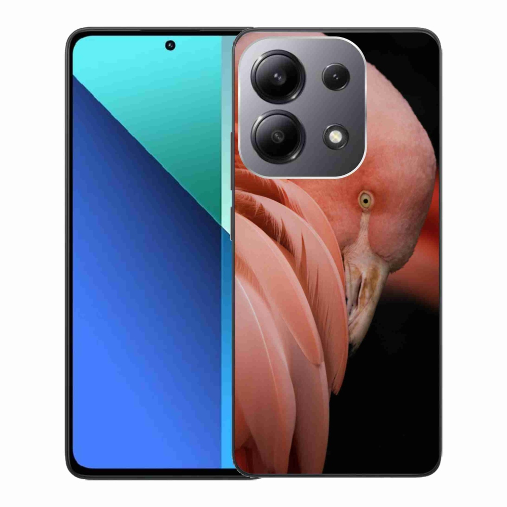 Gél borítás mmCase a Xiaomi Redmi Note 13-hoz - flamingó 3